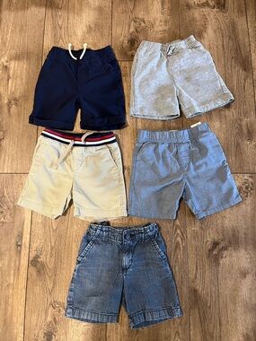 Lot of Kids Navy, Gray, Khaki, Light Blue & Denim Shorts - Mixed Brands